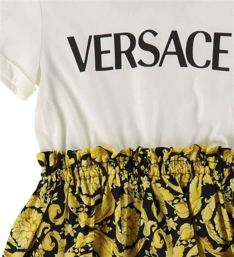 versace jurk zwart geel|Versace Jurken voor dames online kopen .